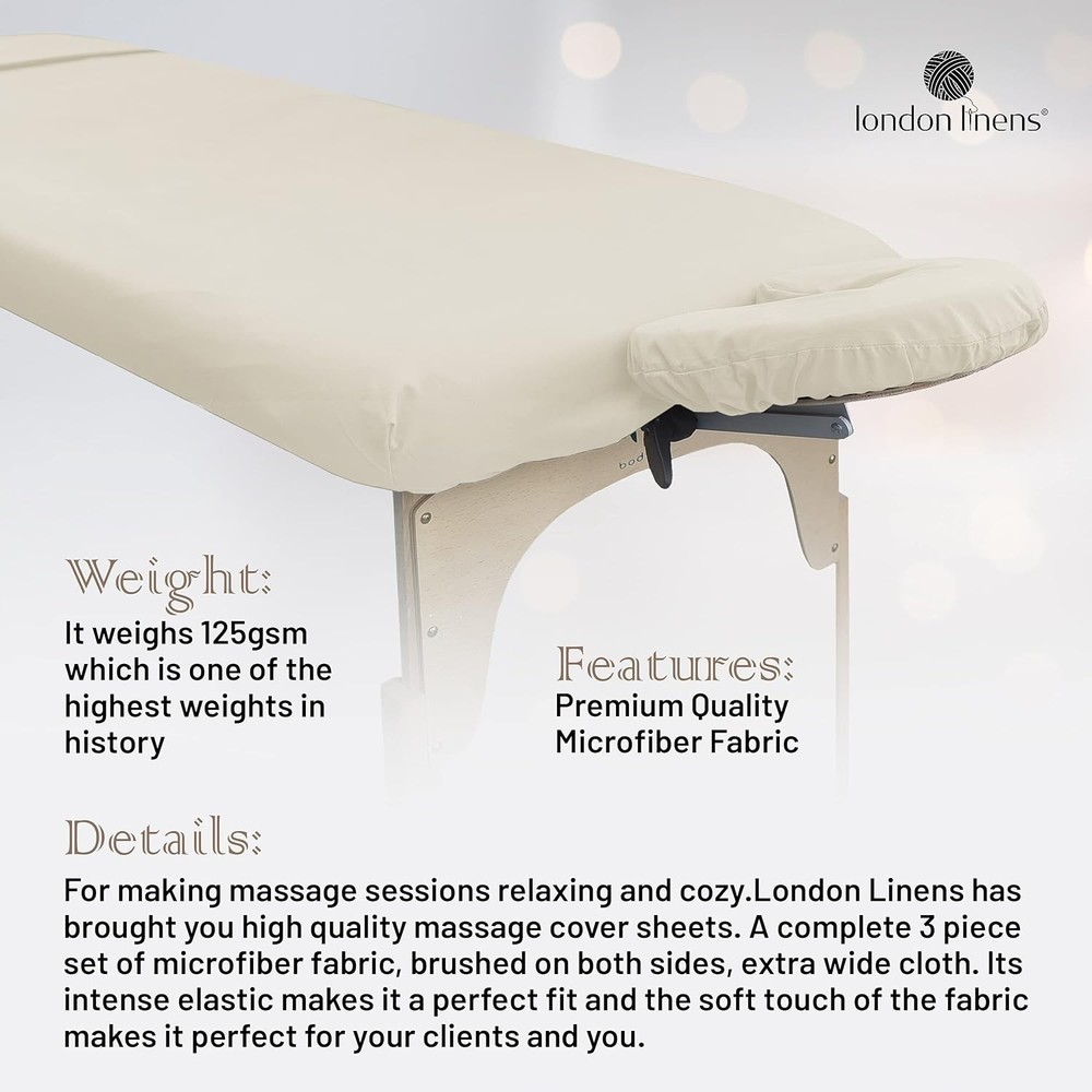 Luxury Microfiber Massage Table Sheets Set - Ideal Fit & Softness for Therapists