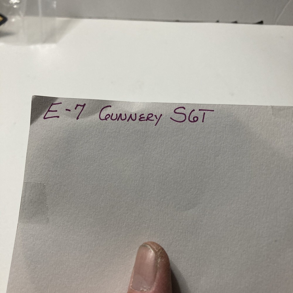 E-7 gunnery sergeant patch