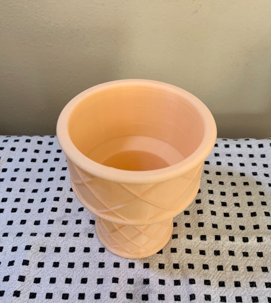 Cake Cone Plain or Chocolate 3D Printed Succulent Planter Ice Cream Cone Pot