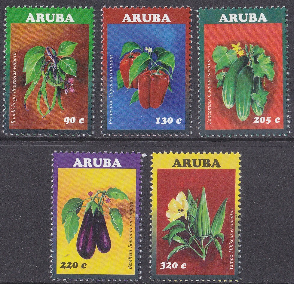 Aruba Issue 2016 (885-889) Vegetables