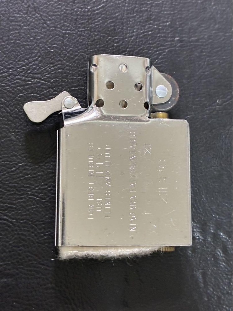 Zippo San Francisco Canada Ontario Silver One Sided Processing Lighter Regular