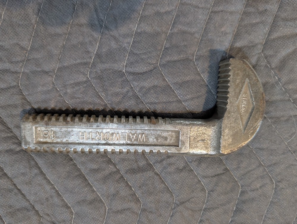 Vintage Stillson Walworth 18 Pipe Wrench