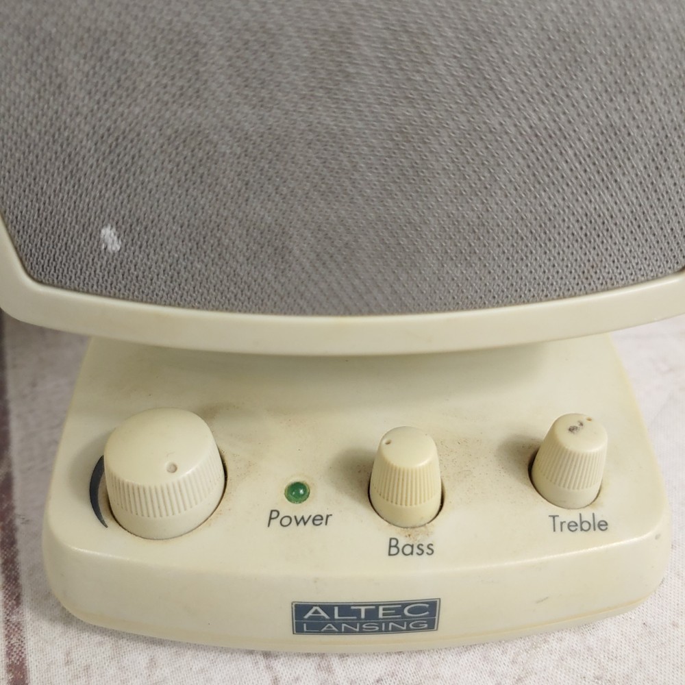 Altec Lansing ACS340 - Multimedia Computer Wired 3.5mm Speakers - TESTED WORKING