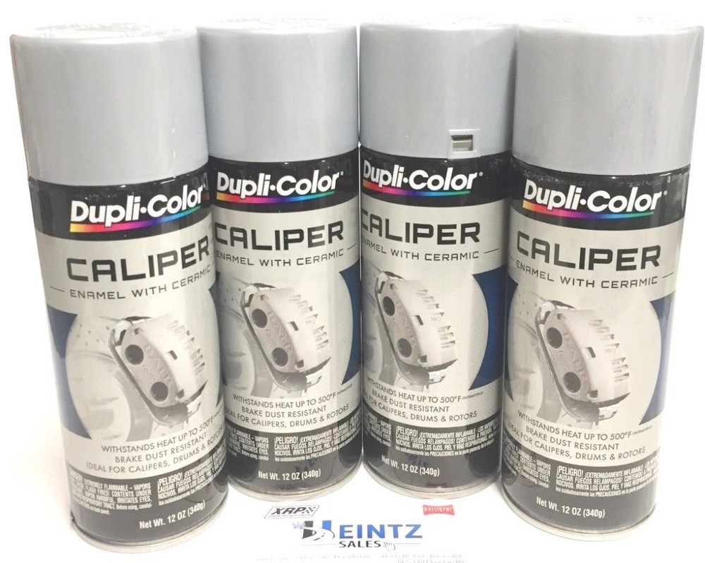 Duplicolor BCP103(4 PACK) Aerosol Brake Caliper Silver Engine Enamel Paint