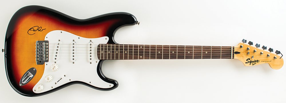 Eric Clapton Autographed Signed Fender Squier Stratocaster Electric Guitar BAS