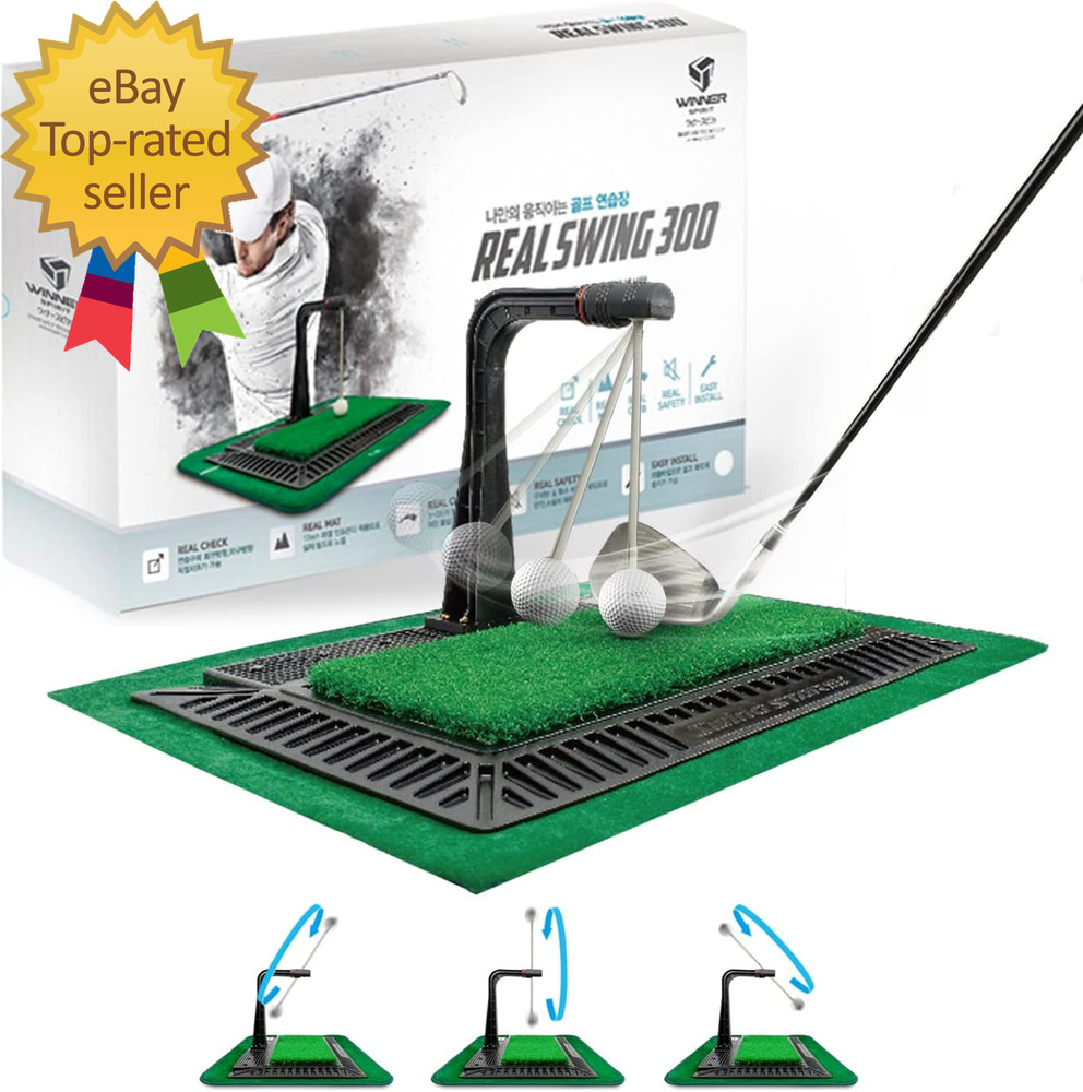 Real Swing 300 Golf Swing & Hitting Trainer, True Impact, Checking Path