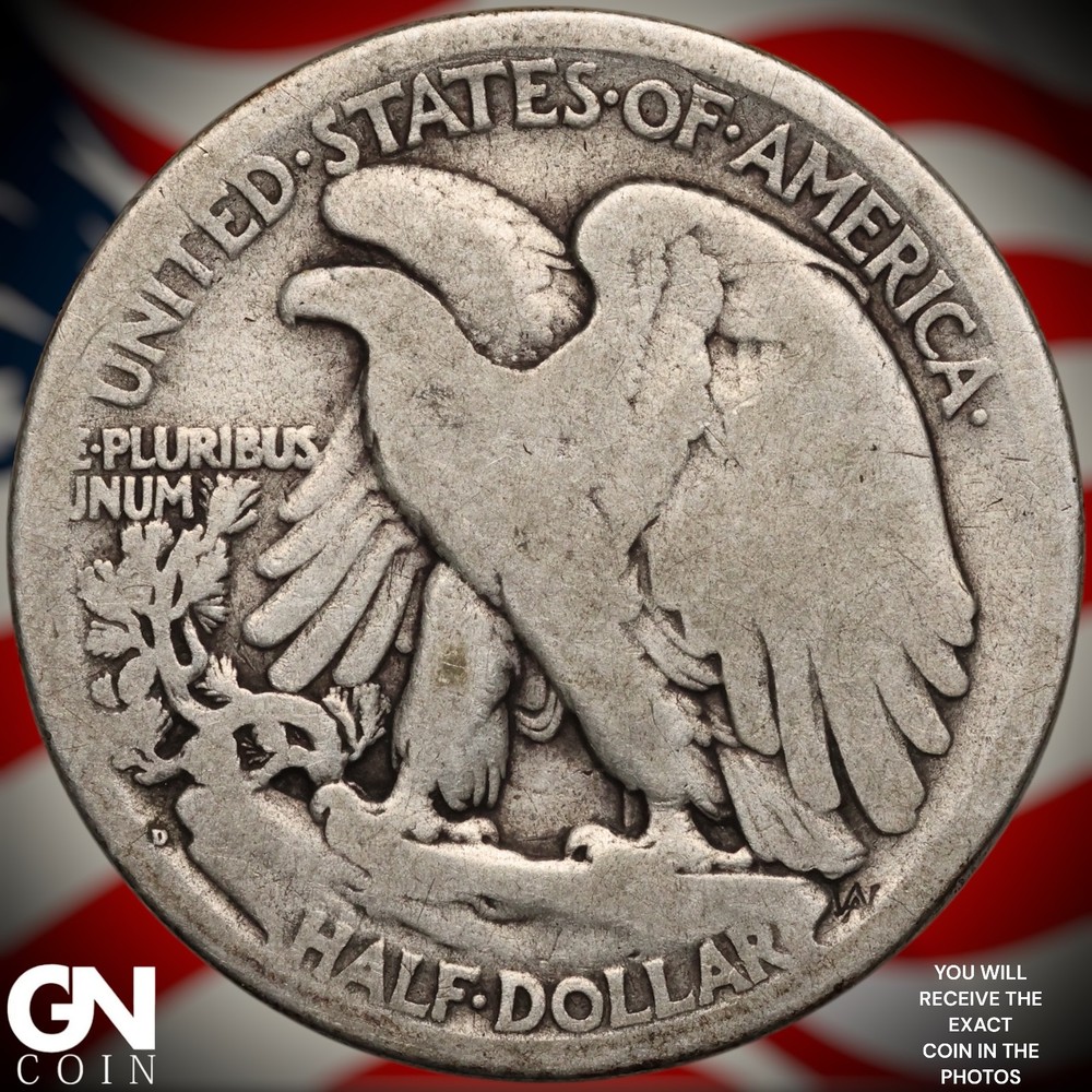 1919 D Walking Liberty Half Dollar B1779