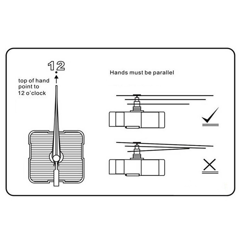 Clock Mechanism Clock Movement Kit Easy Installation Multiple Clock Designs