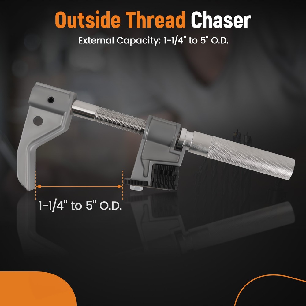 Universal Outside Thread Chaser 7402 External Thread Repair Tool Carbon Set