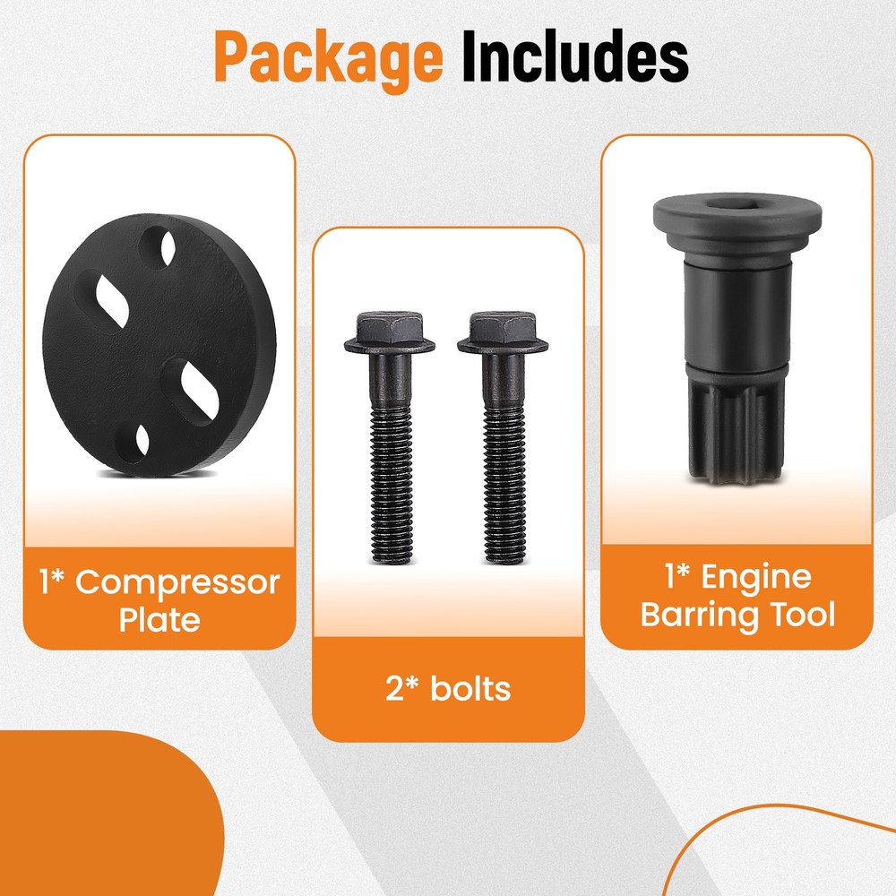 4x Injection Pump Gear Puller + Engine Barring Rotating Tool For Dodge Cummins