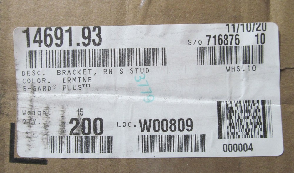 200-PACK AMESBURY TRUTH ENTRYGARD PLUS WINDOW SPLIT ARM OPERATOR STUD BRACKETS