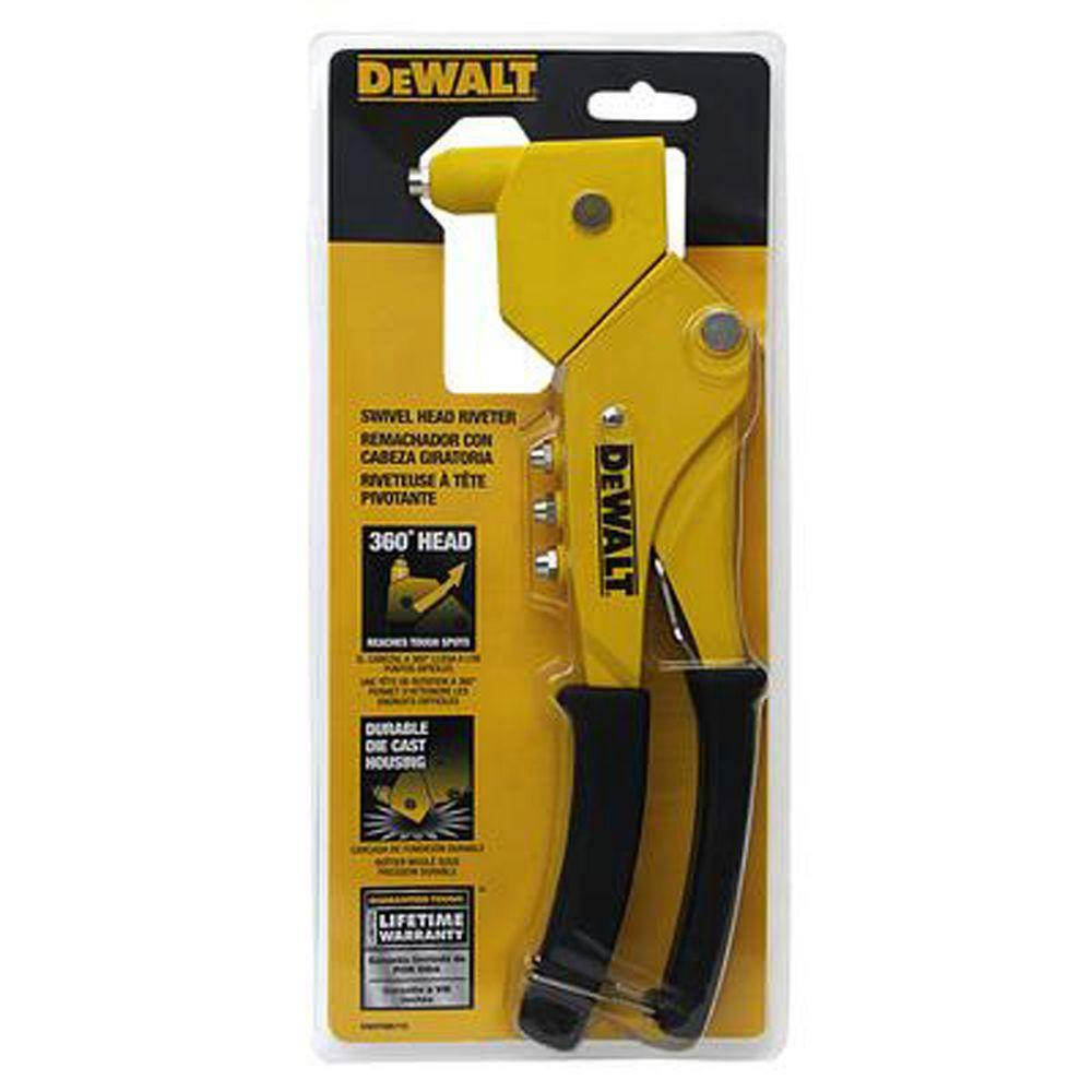 DEWALT Canada 6-inch Swivel Head Riveter Tool