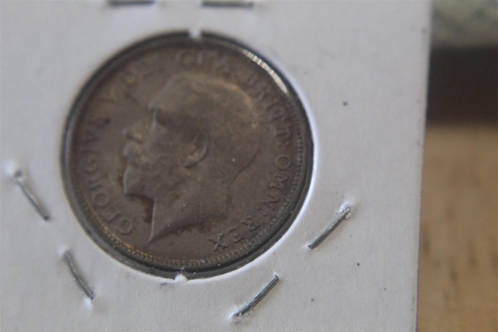 GREAT BRITAIN 6 PENCE 1921 SILVER KM815A.1