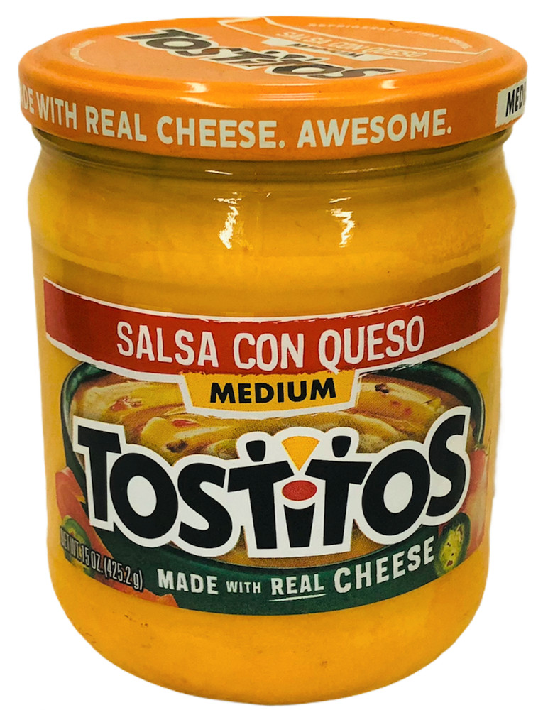 Tostitos Dip Medium Salsa Con Queso 15 oz