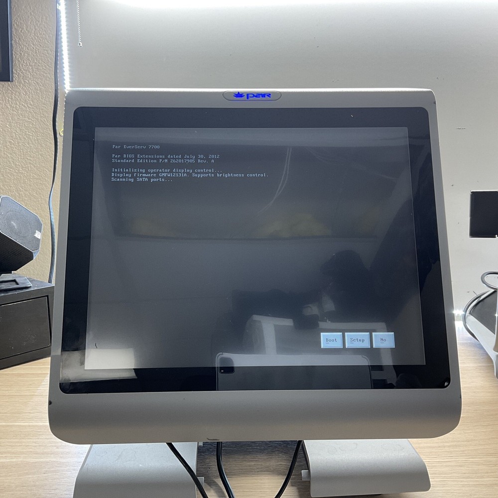 ParTech Par M7700 Touch Screen POS EverServ System Terminal Computer /JUA288