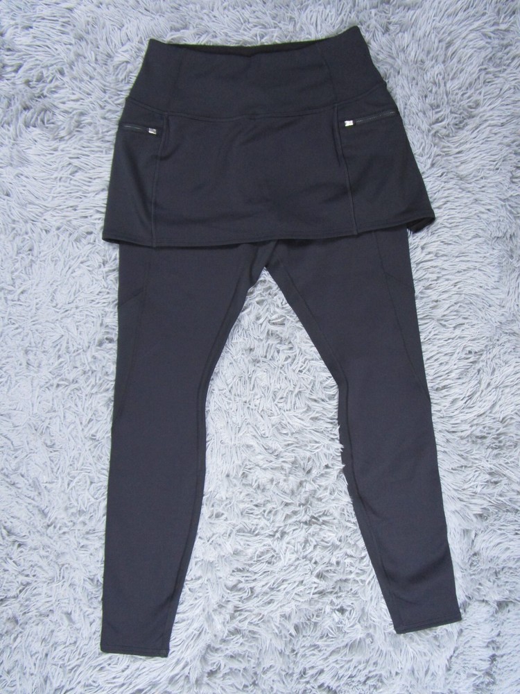 Athleta Pants Womens Small Black Tights Zipper Atheltic Running Bottom