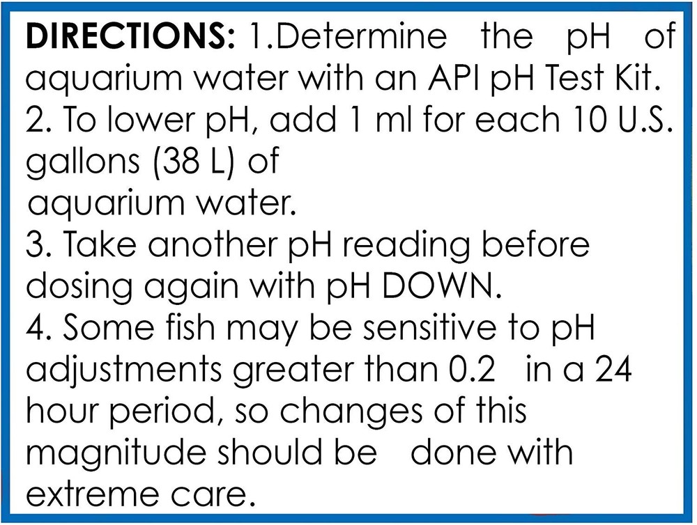 API pH Down Aquarium pH Treatment 4 Ounces - 4 Pack