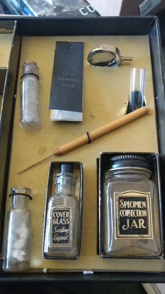 Vintage Model 2MX Microset Microscope Kit Carolyn Mfg Co NY