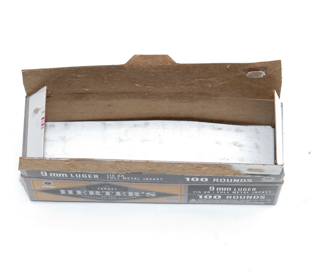 10 - Empty 100 Round 9mm Bulk Ammo Boxes - EMPTY