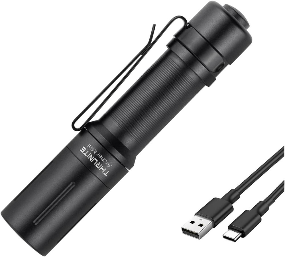 ThruNite EDC Flashlight Archer Mini, 405 pocket size, Black Neutral White