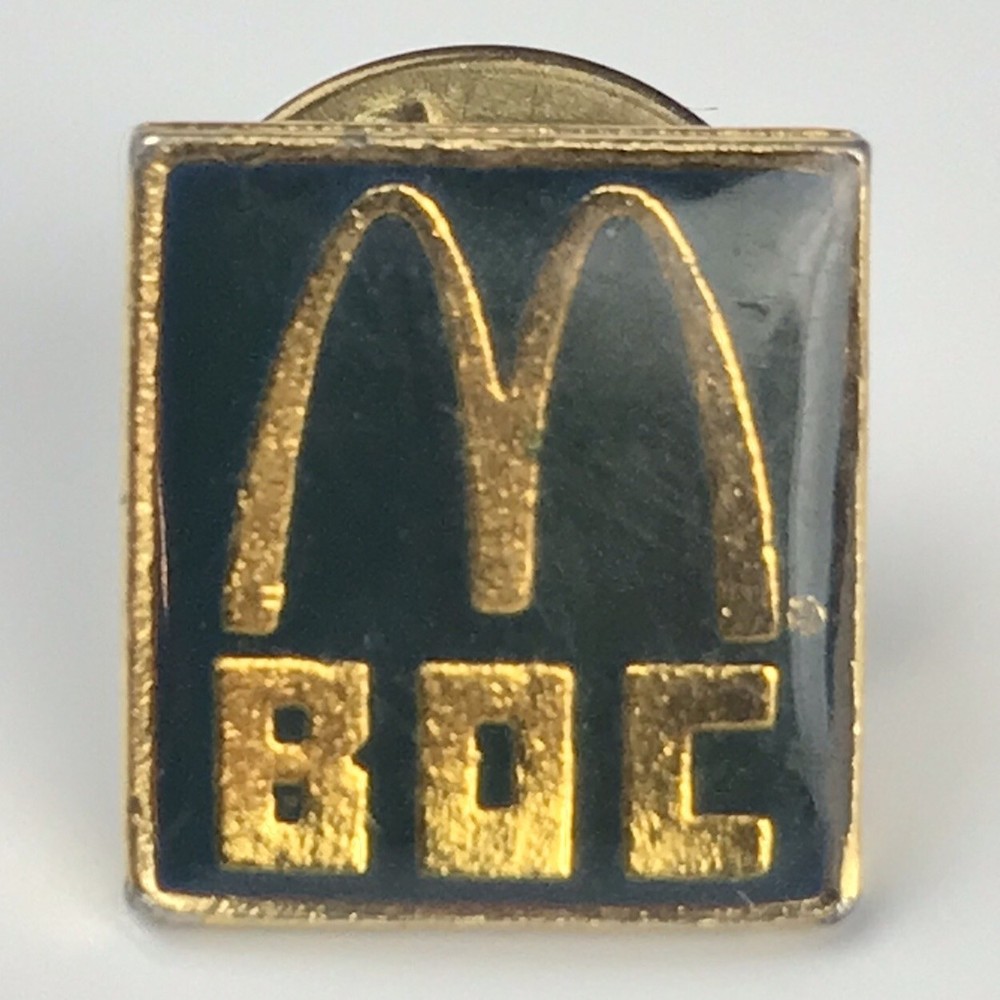 McDonalds BOC Vintage Pin Basic Operations Course Burger University