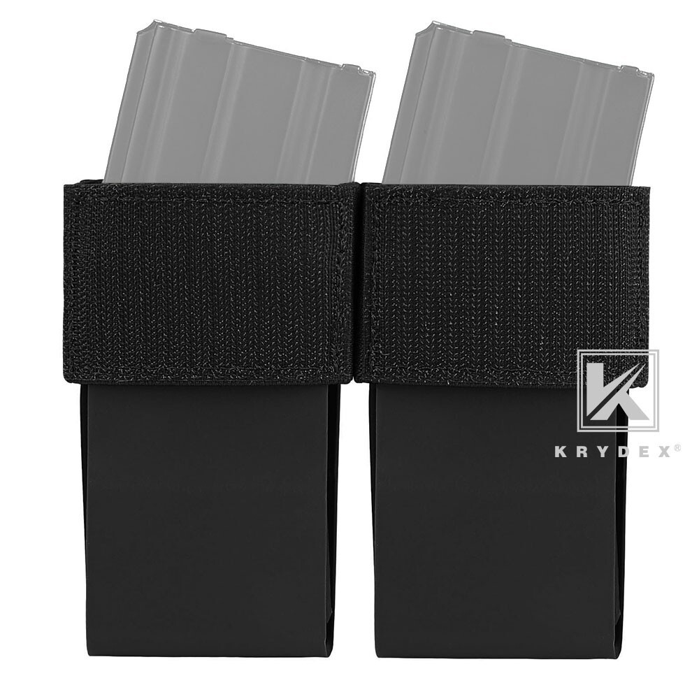 KRYDEX Double 556 223 Magazine Pouch Insert Kangaroo KYDEX Insert Black