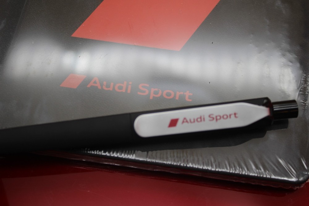 Audi Sport Set Notebook + Ballpoint Pen New & Original Notepad + Pen