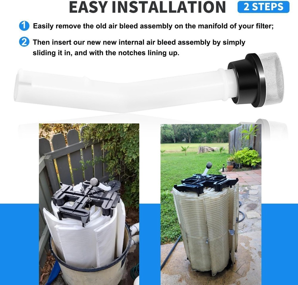 Replace For Pentair 190092 Air Bleed Assembly for FNS Plus Pool Spa D.E. Filter