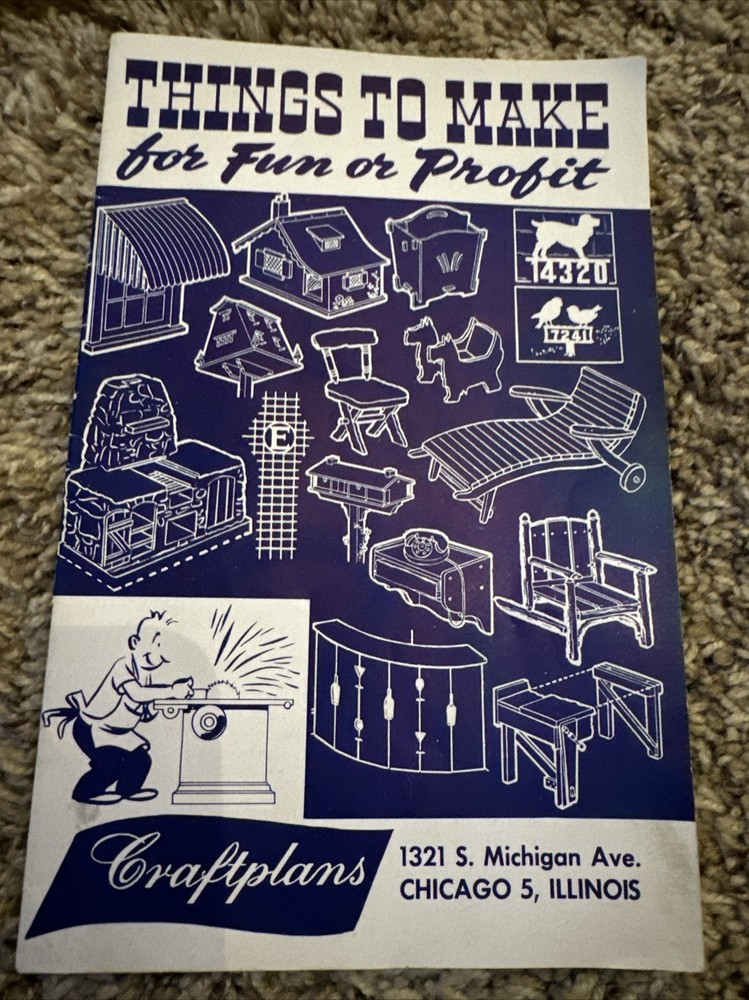 Vintage Mastercraft Craftplans Woodworking Patterns Catalog Ephemera