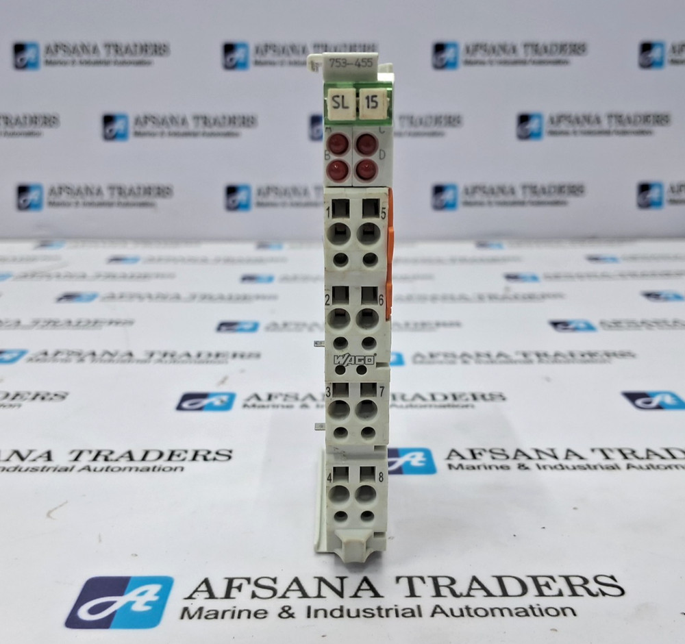WAGO 753-455 4-CHANNEL ANALOG INPUT MODULE 20MA