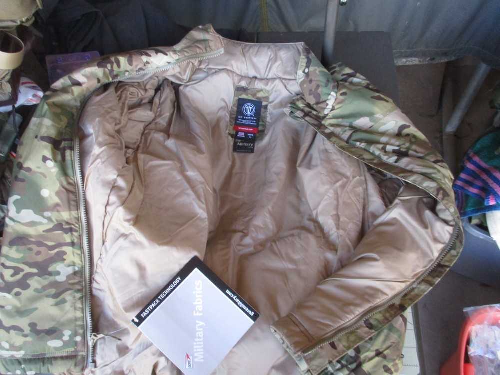 NWT, WILD THINGS TACTICAL Multicam, OCP, Low Loft Puffer AFSOC Jacket, LARGE
