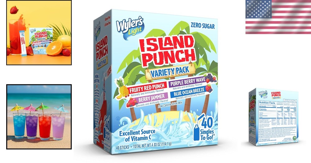 Island Punch Singles to Go Variety Pack