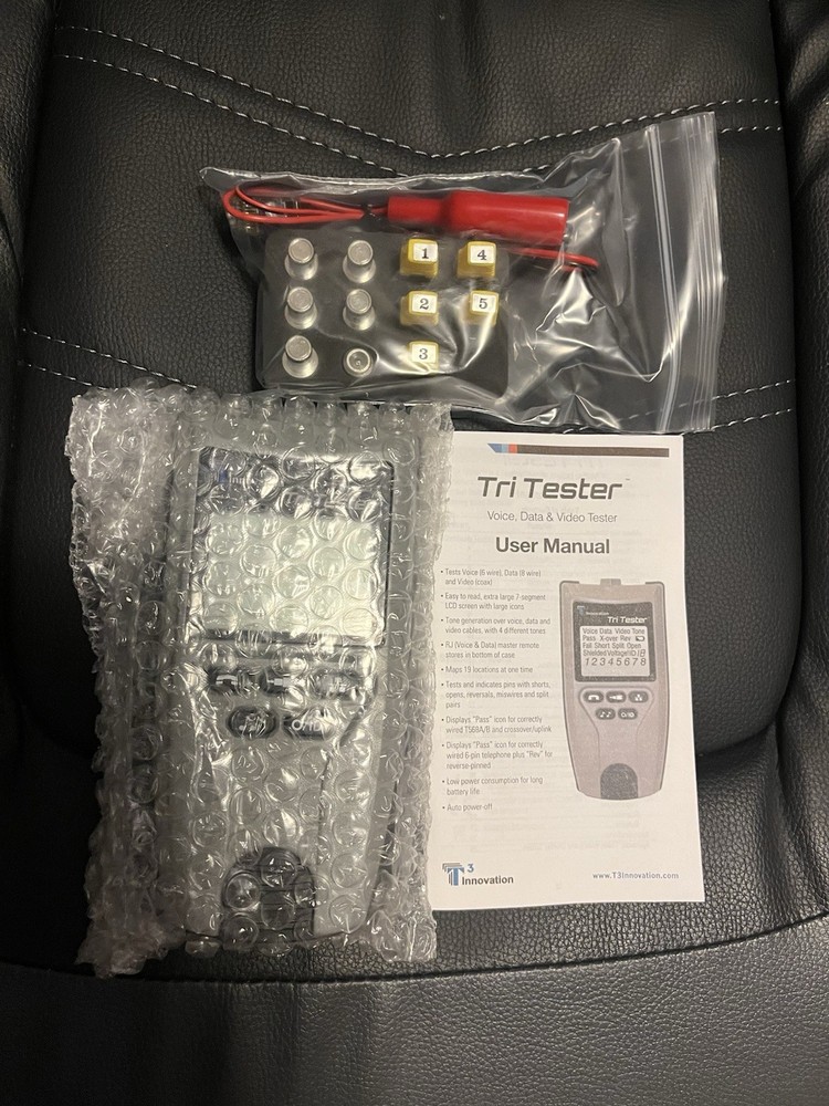 T3 Innovation Tri Tester TT500 Voice, Data, & Video Tester