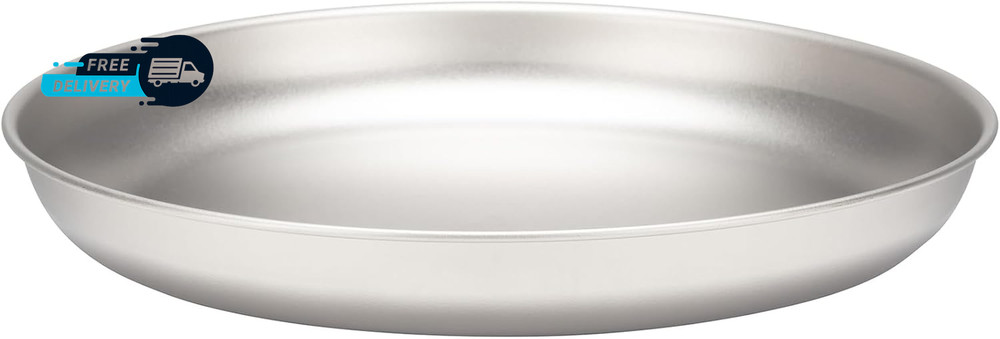 Titanium Trek Plate Lightweight Outdoor Kitchen Essential Stackable Camping