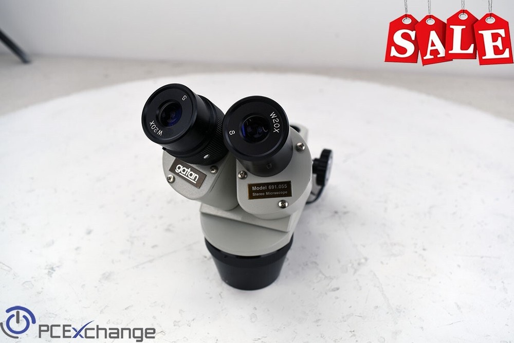 Gatan Model 691.055 Stereo Microscope W20X