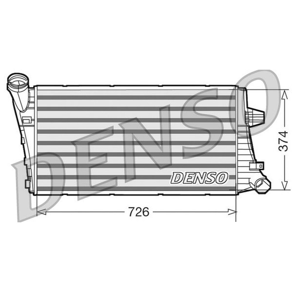 DENSO Intercooler DIT99020 - Charger - Genuine OE Part