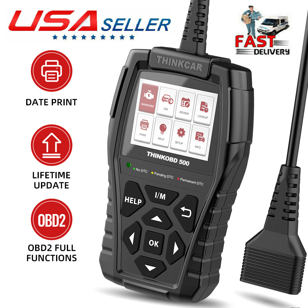 THINKOBD500 OBD2 Scanner Code Reader Check Engine Fault Car Diagnostic Tool US
