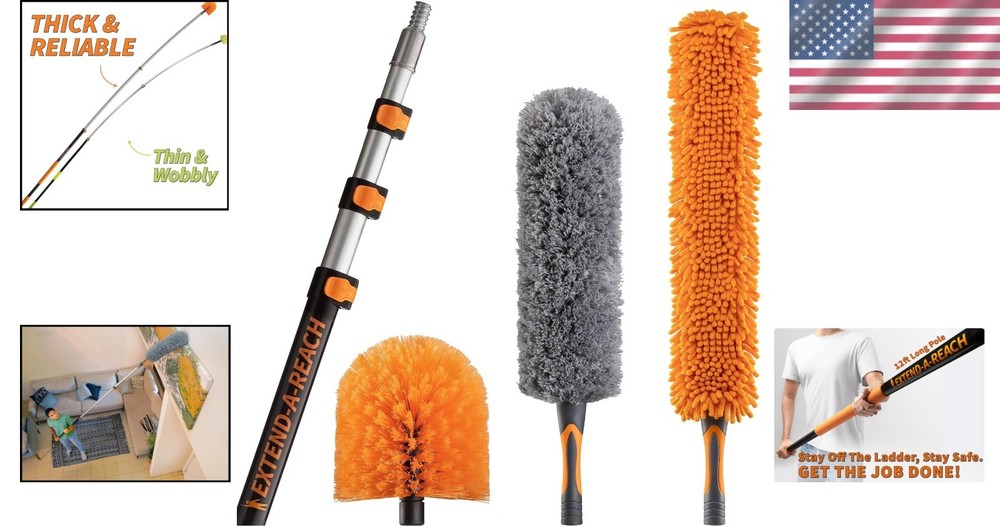 Ultimate 20ft High Duster Kit - Telescopic Pole Set