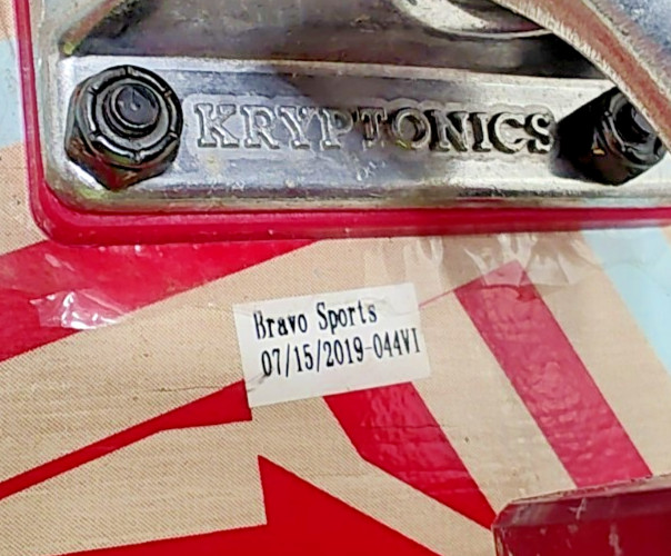 1999 KRYPTONICS 19" Stubby Cruiser Skateboard Board w/ Handle