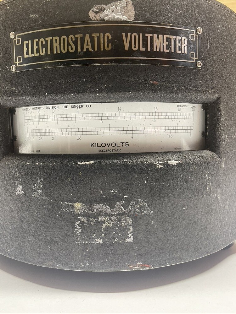Singer ESH Electrostatic High Voltage Meter 50kV