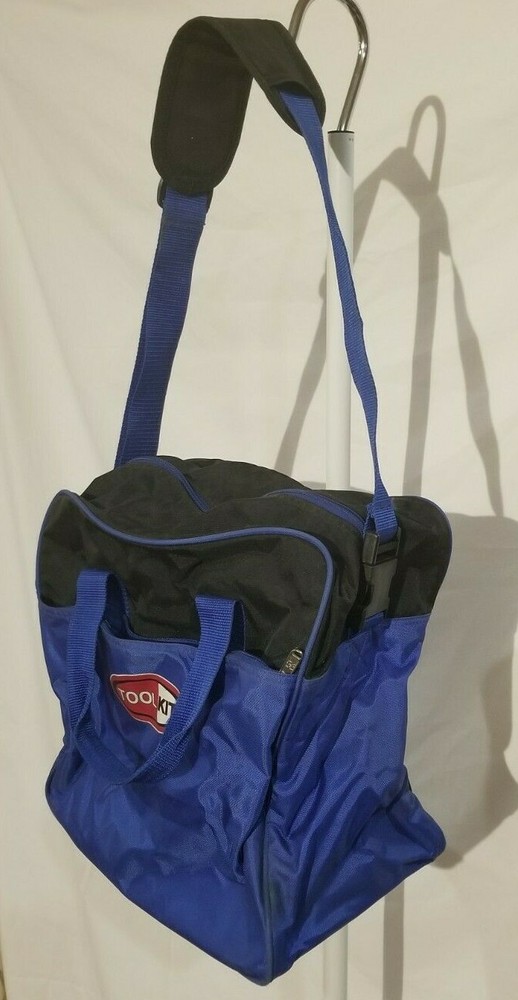 black and blue KR Strikeforce bowling bag
