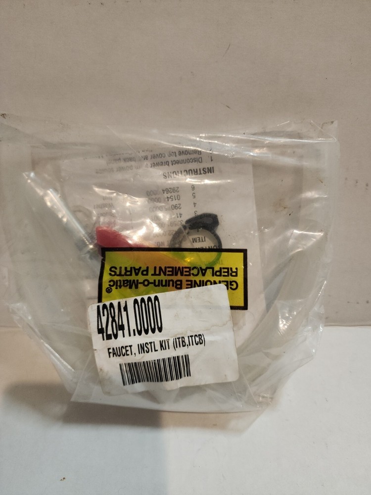 Bunn 42841.0000 FAUCET INSTALL KIT, ITCB ITB