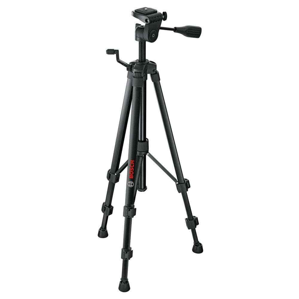 Compact Tripod with Extendable Height for Use with Line Lasers, Point Lasers,