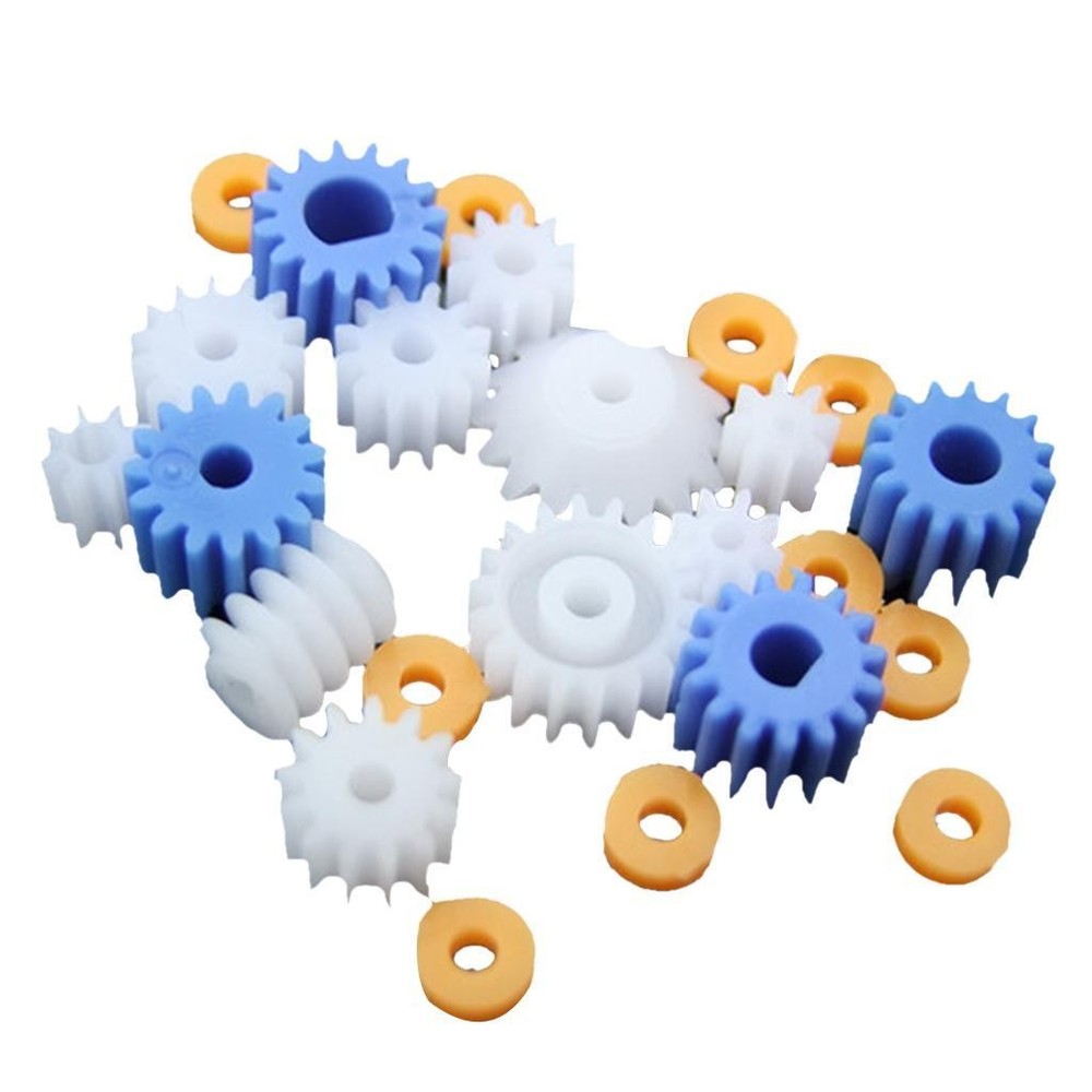 26pcs Worm Gear Colorful Mixed DIY Accessory RC Model
