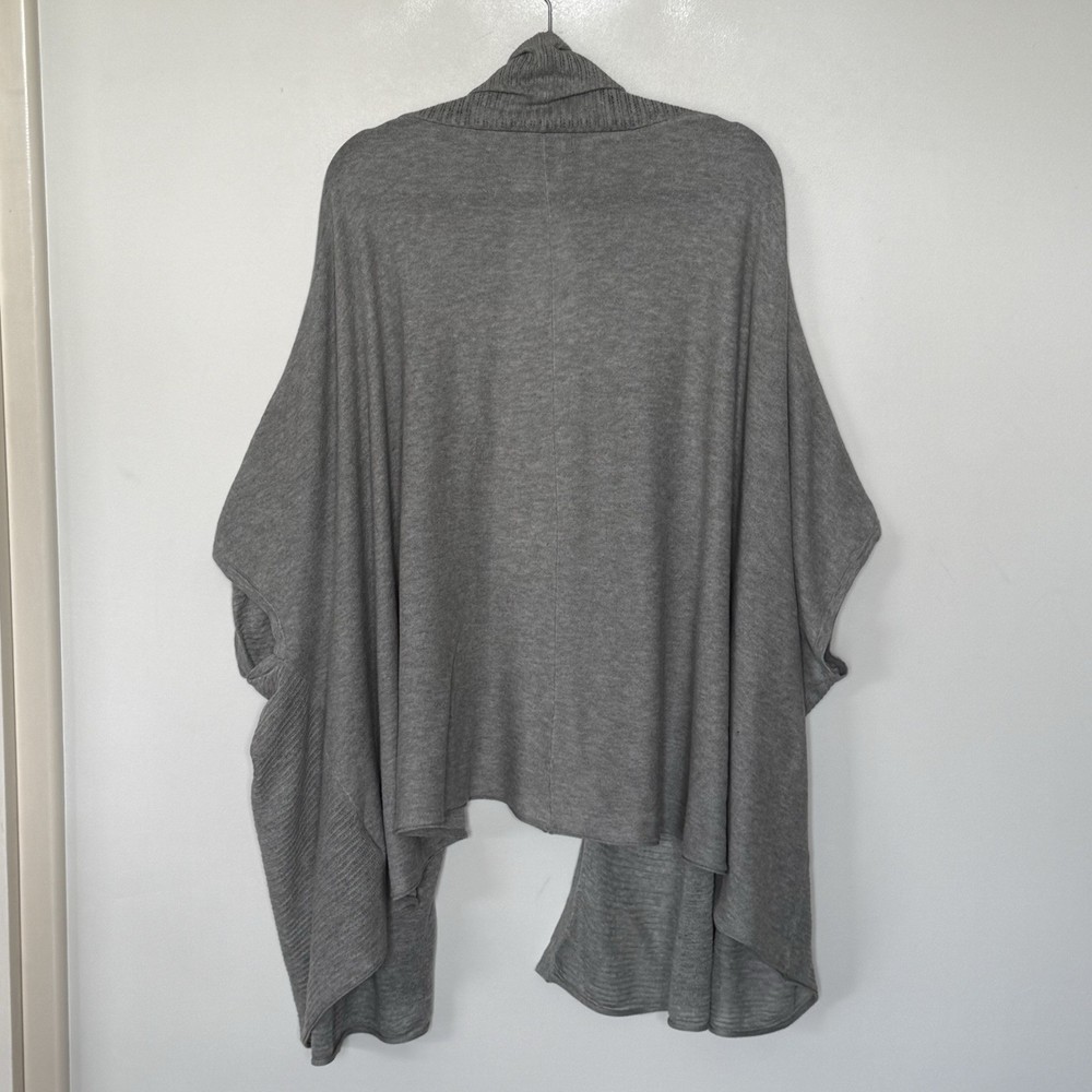 Gap Grey Open Cardigan Draped Lightweight Knit Size M/L