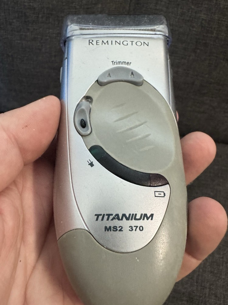 TESTED Remington Titanium Premium Microscreen Foil Cordless Shaver MS2 MS2-370