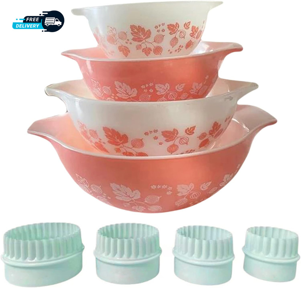 4Pcs Display Stands for Pyrex Mixed Cinderella Bowls Stacker Stacking Rings