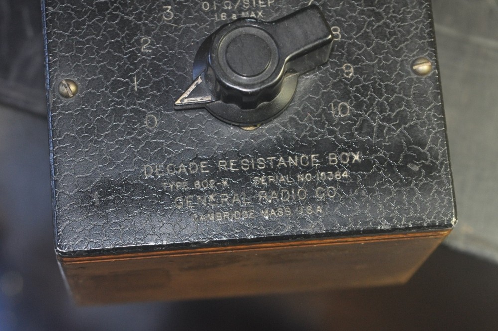 GENERAL RADIO DECADE RESISTANCE BOX TYPE 602K