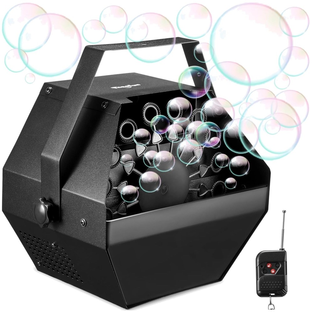 Remote Control Metal Bubble Blower - 750ML Capacity