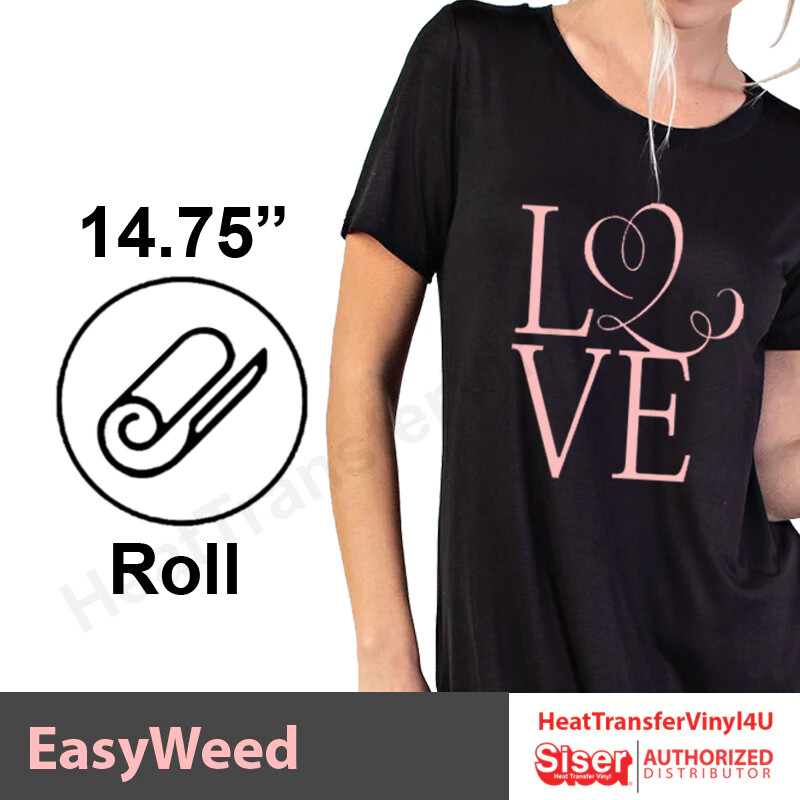 Siser EasyWeed Iron On HTV 15"x1 Yard *Leave note with color selection (Message)